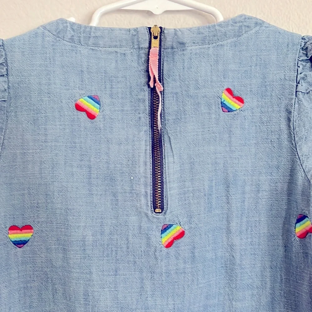 Crewcuts rainbow heart dress - Picture 5 of 6
